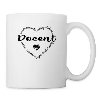 Dozent - Tasse - Weiß - Rechts