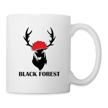Cerf Bollenhut Forêt-Noire - Mug blanc - blanc - Droite