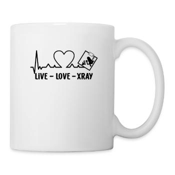 Radiologie Röntgentechniker Xray Geschenkidee - Tasse - Weiß - Rechts