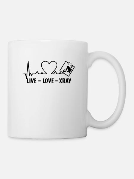 Technicien en radiologie En radiologie Radiographie Idée cadeau - Mug blanc - blanc