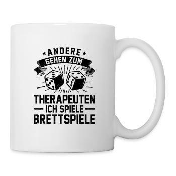 Andere Gehen Zum Therapeuten Spiele Brettspiele Sp - Tasse - Weiß - Rechts