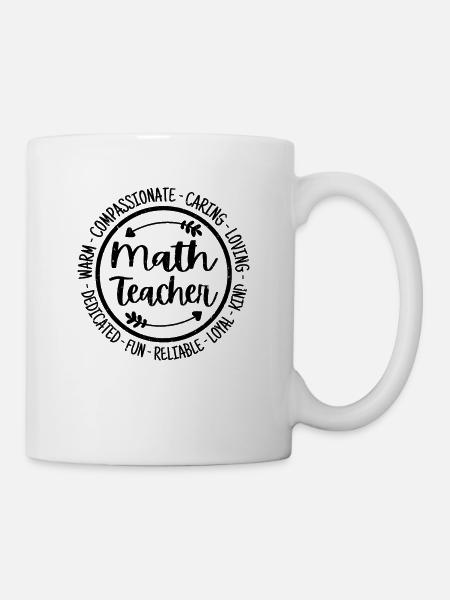 Mathelehrer Vintage Geschenk - Tasse - Weiß