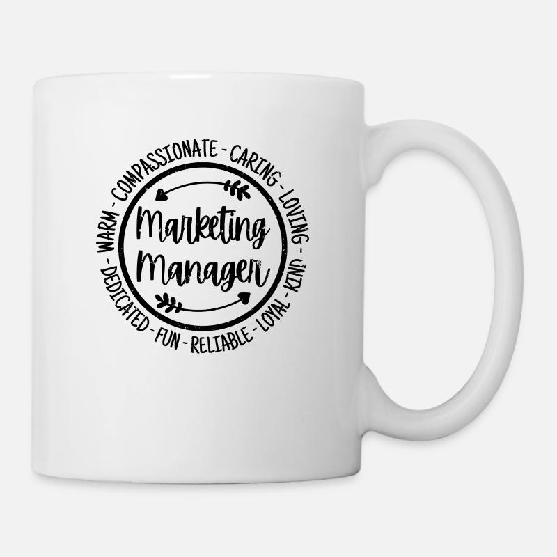 Marketing Manager Vintage Gift - Tazza - bianco