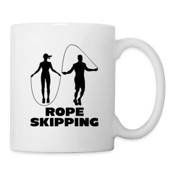 Jumping Rope Graphic Rope Jumping Rope Skipping Si - Tasse - Weiß - Rechts