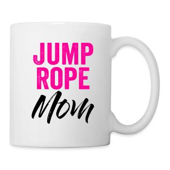 Jump Rope Mom Rope Jumping Rope Skipping Single Ro - Tasse - Weiß - Rechts