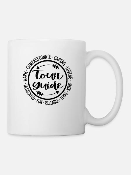 Guide touristique Vintage Cadeau - Mug blanc - blanc