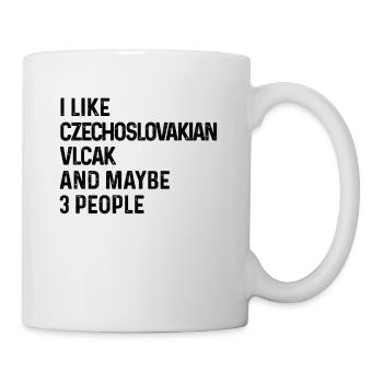 J’aime le Vlcak tchécoslovaque et peut-être 3 personnes - Mug blanc - blanc - Droite