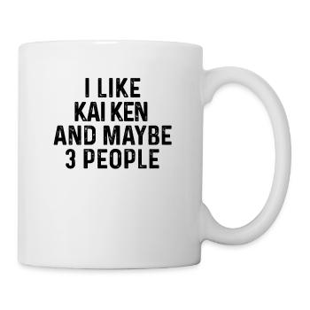 J’aime Kai Ken et peut-être 3 personnes amoureux des chiens - Mug blanc - blanc - Droite