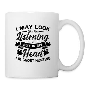 Geisterjäger Paranormal Geisterjagd Geschenkidee - Tasse - Weiß - Rechts