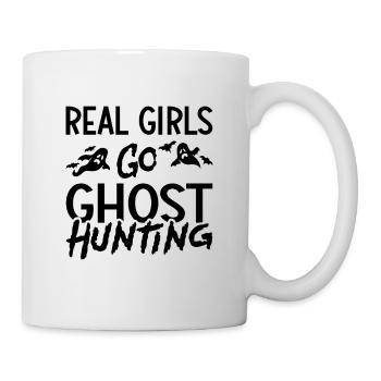 Geisterjäger Gruselig Geisterjagd Geschenkidee - Tasse - Weiß - Rechts