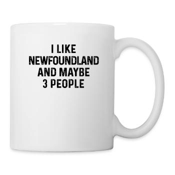 I Like Newfoundland And Maybe 3 People Dog Lover - Mug - white - Right