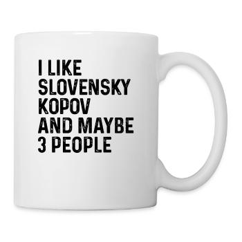 I Like Slovensky Kopov And Maybe 3 People Dog - Mug - white - Right