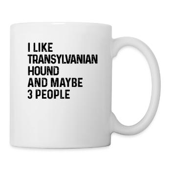 I Like Transylvanian Hound And Maybe 3 People Dog - Mug - white - Right
