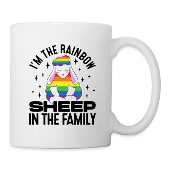 I'm The Rainbow Sheep In The Family Lesbian Love G - Tasse - Weiß - Rechts