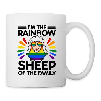 I'm The Rainbow Sheep In The Family Lesbian Love G - Tasse - Weiß - Rechts