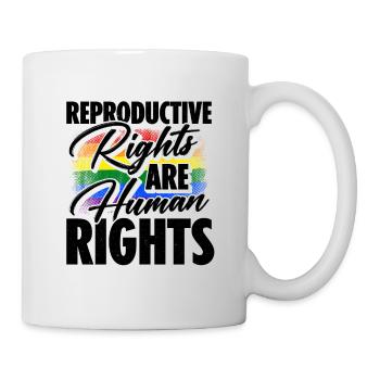 Reproductive Rights Are Human Rights Bisexual Tran - Tasse - Weiß - Rechts