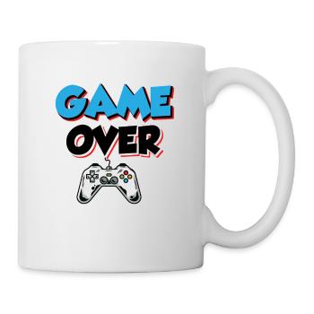 Game Over Play Again Yes No Video Game Player Gami - Tasse - Weiß - Rechts