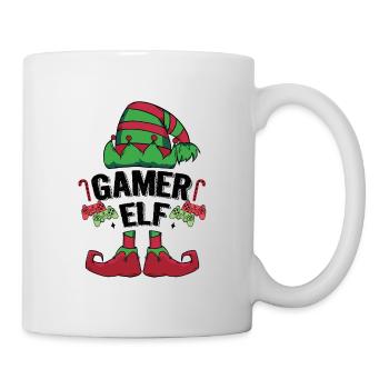 Gamer Elf Graphic Video Game Player Gaming Nerd Ge - Tasse - Weiß - Rechts