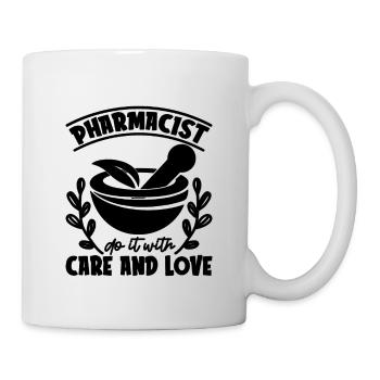 Apotheker Apothekentechniker Coole Geschenkidee - Tasse - Weiß - Rechts