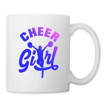 Cheer Girl Cheerleading Cheerleader Cheerdance Gym - Tasse - Weiß - Rechts