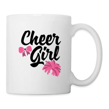 Cheer Girl Cheerleading Cheerleader Cheerdance Gym - Tasse - Weiß - Rechts