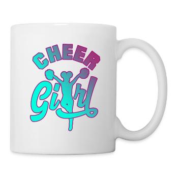 Cheer Girl Cheerleading Cheerleader Cheerdance Gym - Tasse - Weiß - Rechts
