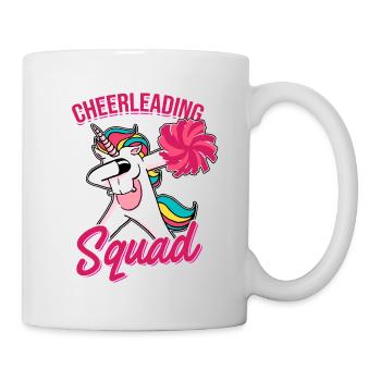 Cheerleading Squad Unicorn Cheerleader Cheerdance - Tasse - Weiß - Rechts