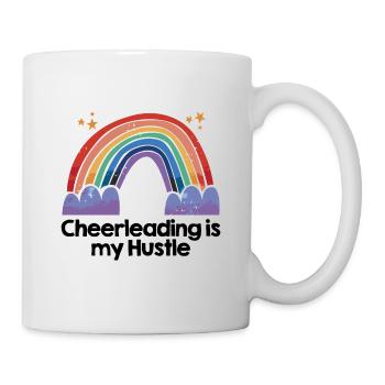 Cheerleading Is My Hustle Cheerleader Gymnast Chee - Tasse - Weiß - Rechts