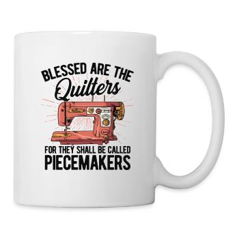 Blessed Are The Quilters For They Shall Be Called - Tasse - Weiß - Rechts