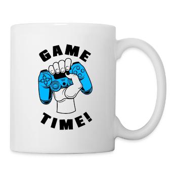 Game Time Video Game Player Gaming Gamer Console P - Tasse - Weiß - Rechts