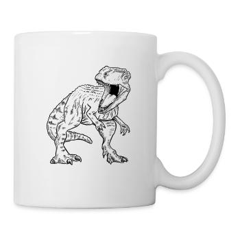 Giganotosaurus - Tasse - Weiß - Rechts
