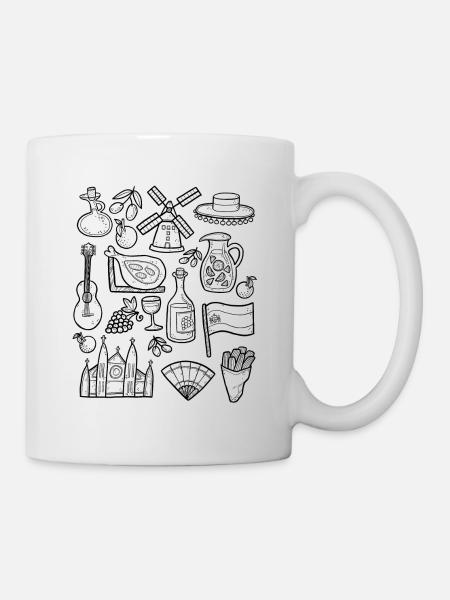 Espagne - Mug blanc - blanc