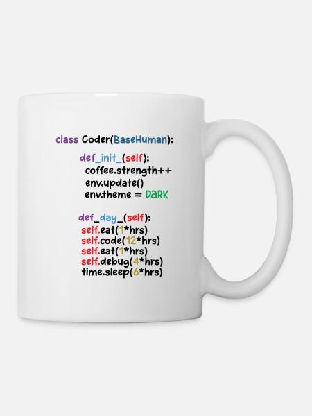 Developer Graphic Coder Programmer Computer Geek P - Tasse - Weiß