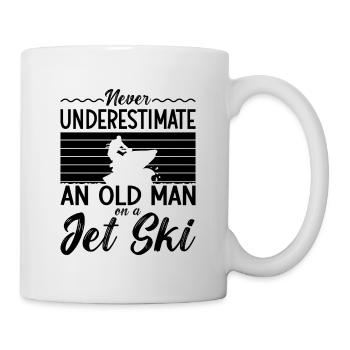 Jetski Urlaub Wassersport Meer Sommer Geschenkidee - Tasse - Weiß - Rechts