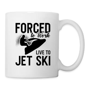 Jetski Wassersport Meer Urlaub Sommer Geschenkidee - Tasse - Weiß - Rechts
