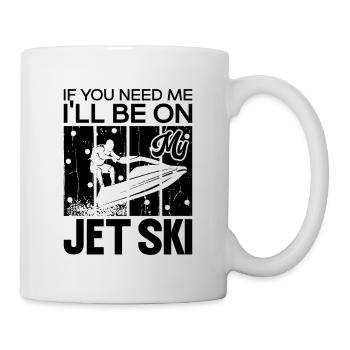 Jetski Wassersport Urlaub Sommer Cool Geschenkidee - Tasse - Weiß - Rechts