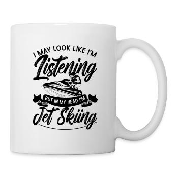 Jetski Urlaub Sommer Wassersport Cool Geschenkidee - Tasse - Weiß - Rechts