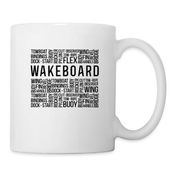 Wakeboard Wakeboarder Wakeboarding Idée Cadeau - Mug blanc - blanc - Droite