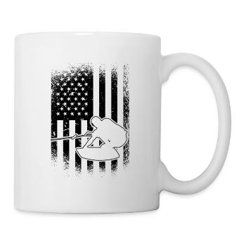 Wakeboard Wakeboarding Wakeboarder Idée Cadeau - Mug blanc - blanc - Droite