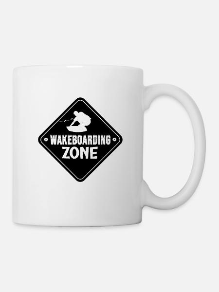 Wakeboarder Wakeboard Wakeboard Idée Cadeau - Mug blanc - blanc