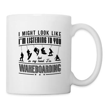 Wakeboard Wakeboarding Wakeboarder Idée Cadeau - Mug blanc - blanc - Droite