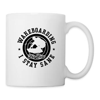 Wakeboard Wakeboarder Wakeboarding Idée Cadeau - Mug blanc - blanc - Droite