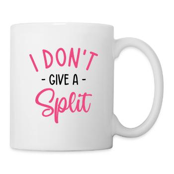 I Don't Give A Split Cheerleading Cheerleader Danc - Tasse - Weiß - Rechts