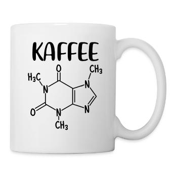 Coffein Kaffee Chemische Formel Kaffee Tasse - Tasse - Weiß - Rechts