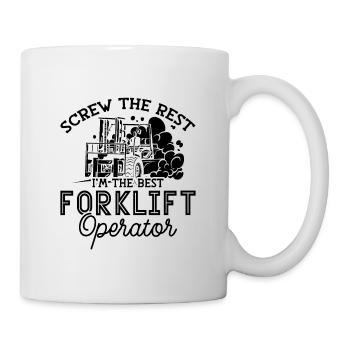 Forklift Driver Forklift Forklift Gift Idea - Mug - white - Right