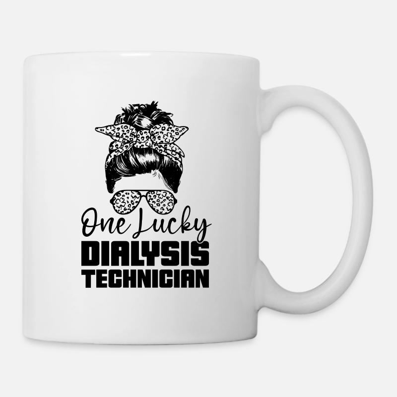 Technicien en dialyse Néphrologie Dialyse Idée cadeau - Mug blanc - blanc