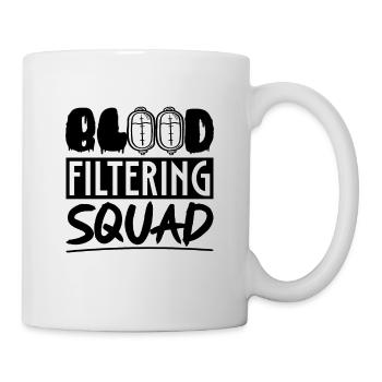 Dialyse Nephrologie Dialysetechniker Geschenkidee - Tasse - Weiß - Rechts