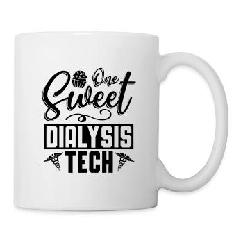 Dialysis Nephrology Dialysis Technician Gift Idea - Mug - white - Right