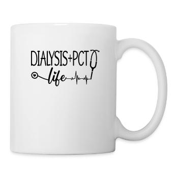 Dialyse Dialysetechniker Nephrologie Geschenkidee - Tasse - Weiß - Rechts