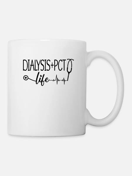 Dialyse Dialysetechniker Nephrologie Geschenkidee - Tasse - Weiß